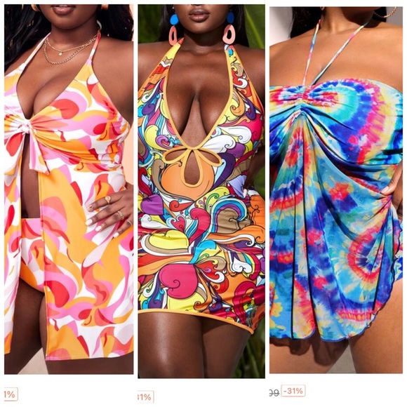 SHEIN Other - SHEIN (3) Multicolor 2-piece sets